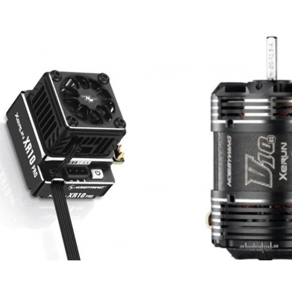 Hobbywing XR10 Pro G2S ESC & V10 G3 6T Brushless Motor Combo