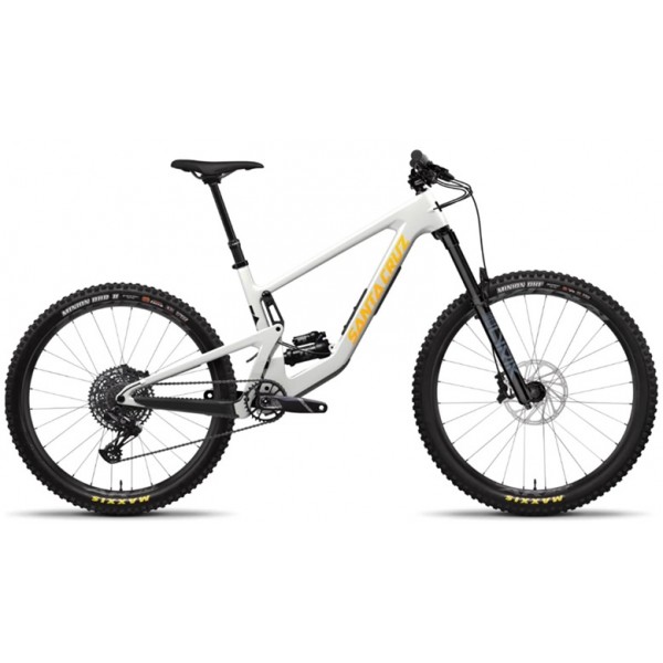 2024 Santa Cruz Bronson 4 C R 27.5 - Gloss Carbon White