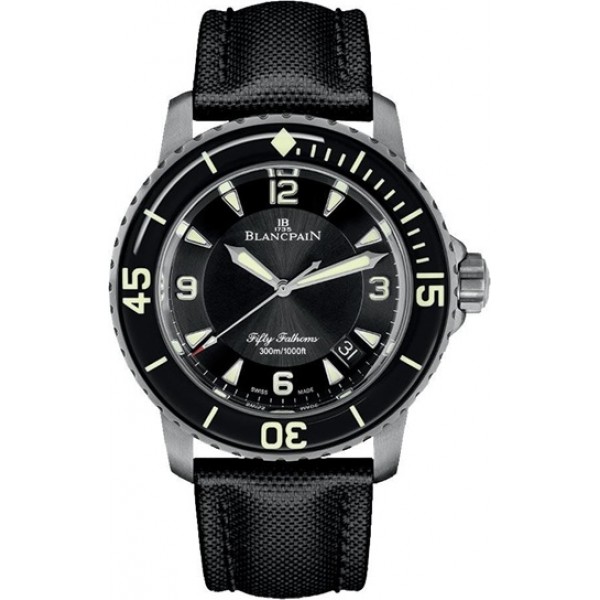 Blancpain Fifty Fathoms Automatic Black Mens Watch