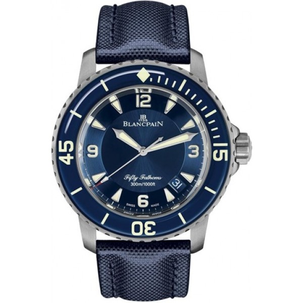 Blancpain Fifty Fathoms Automatic Blue Mens Watch