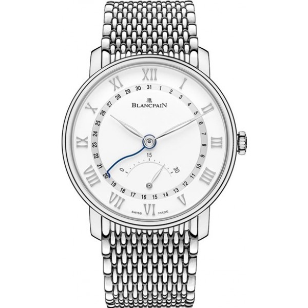 Blancpain Villeret Ultra Slim Date 30 Seconds Retrograde White Mens Watch