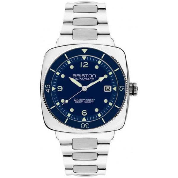 Briston Clubmaster Legend Automatic Diver Navy Blue SS