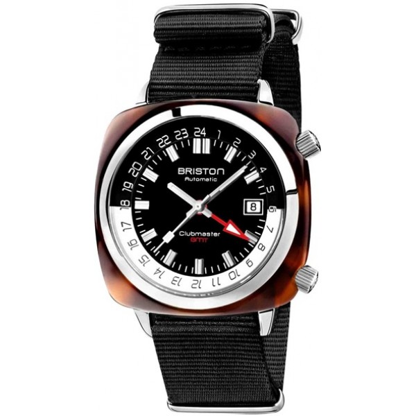 Briston Clubmaster Traveler Swiss Automatic GMT Black Limited Edition