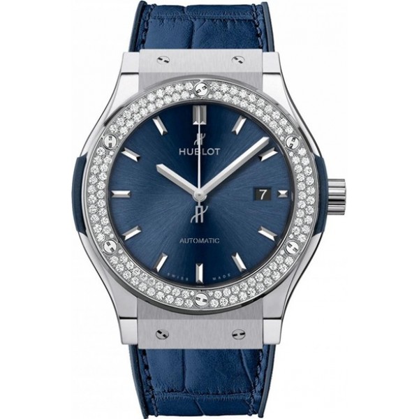 Hublot Classic Fusion Automatic 42mm Blue Mens Watch