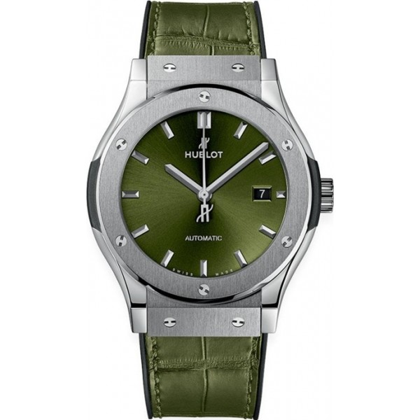 Hublot Classic Fusion Automatic 42mm Green Mens Watch