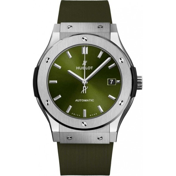 Hublot Classic Fusion Automatic 45mm Green Mens Watch