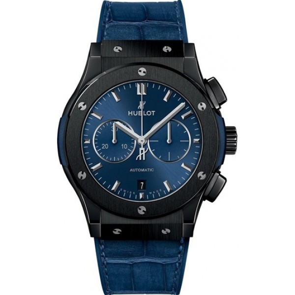 Hublot Classic Fusion Chronograph 42mm Blue Mens Watch