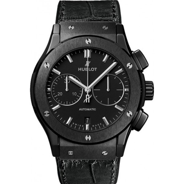 Hublot Classic Fusion Chronograph 45mm Black Mens Watch