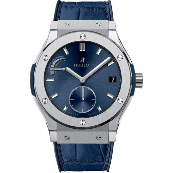 Hublot Classic Fusion Power Reserve 8 Days 45mm Blue Mens Watch