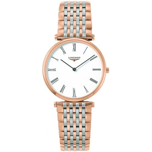 Longines La Grande Classique Two Tone Steel and Rose Gold PVD Mens Watch L4.709.1.91.7