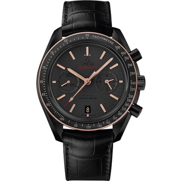 Omega Speedmaster Moonwatch Co-Axial Chronograph DARK SIDE OF THE MOON SEDNA BLACK Mens Watch