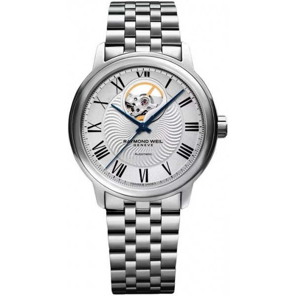 Raymond Weil Maestro Automatic Stainless Steel Silver Dial Mens Watch 2227-ST-00659