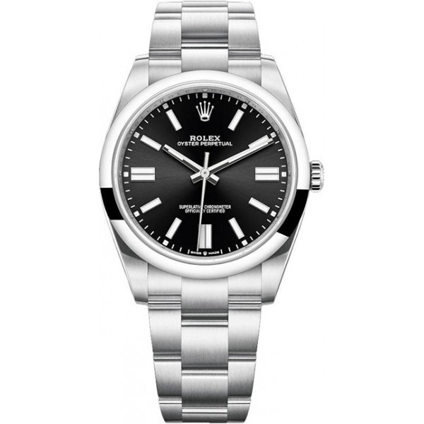 Rolex Oyster Perpetual 41mm Black Mens Watch