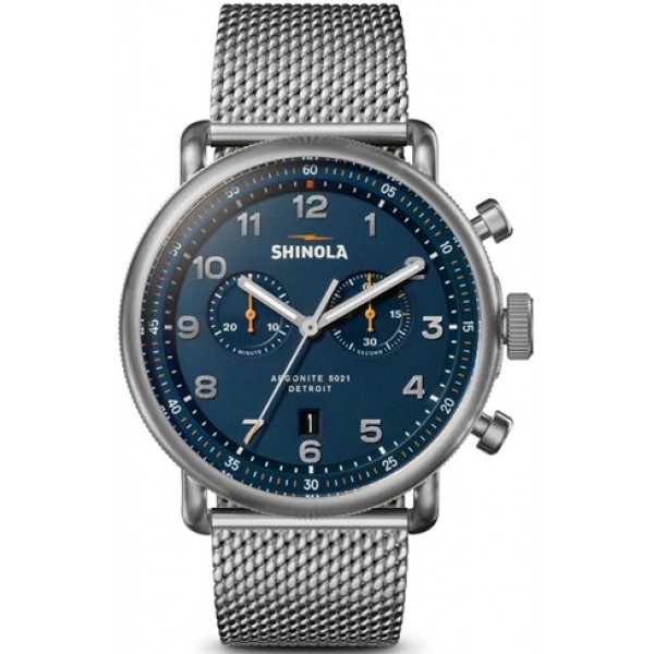 Shinola Canfield Chrono Model C56 43mm All Blue