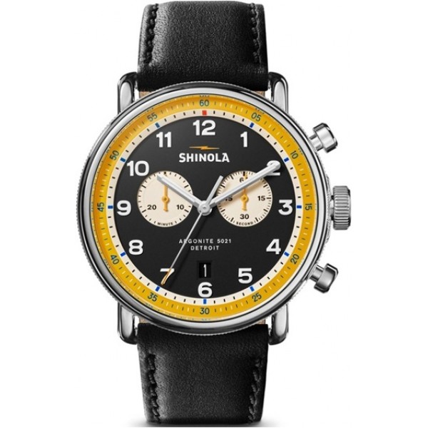 Shinola Canfield Chrono Model C56 43mm Black