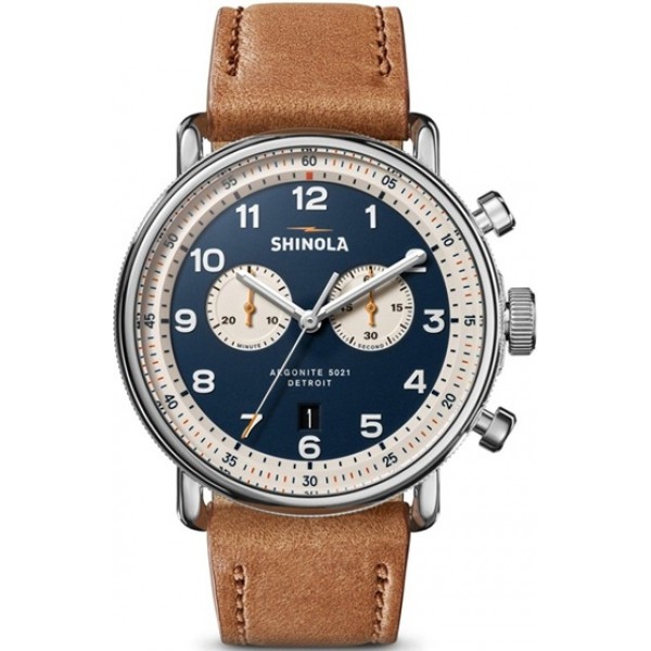 Shinola Canfield Chrono Model C56 43mm Blue