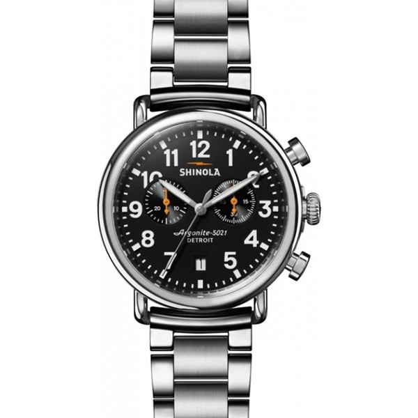 Shinola Runwell 41mm Chrono Black