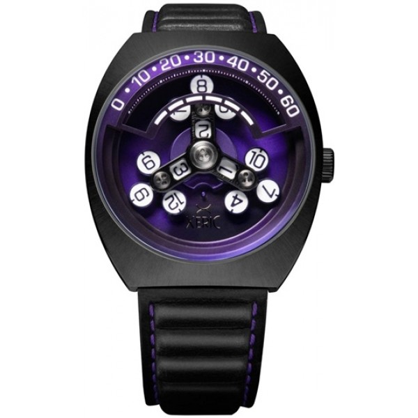 Xeric Scrambler Automatic Wandering Hour Gunmetal Purple