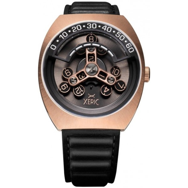 Xeric Scrambler Automatic Wandering Hour Rose Gold Gunmetal