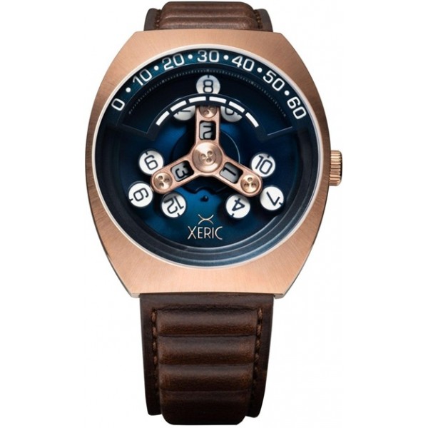 Xeric Scrambler Automatic Wandering Hour Rose Gold Ocean