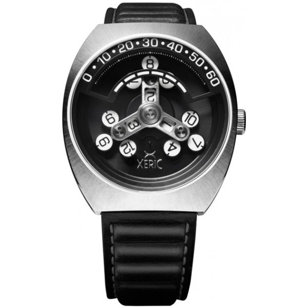 Xeric Scrambler Automatic Wandering Hour Steel Black