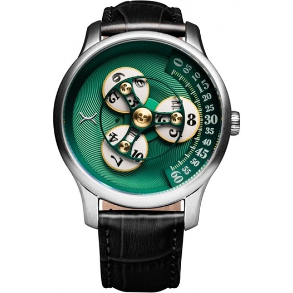 Xeric Triptych Automatic Wandering Hour Emerald