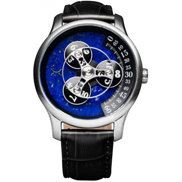 Xeric Triptych Automatic Wandering Hour Stone Edition Lapis Lazuli