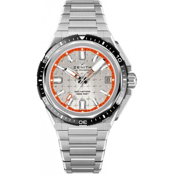 Zenith Defy Extreme Diver Silver Mens Watch