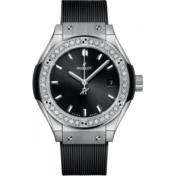 Hublot Classic Fusion Quartz 29mm Black Ladies Watch