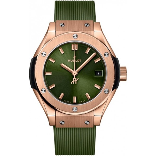 Hublot Classic Fusion Quartz 29mm Green - Sunray Ladies Watch