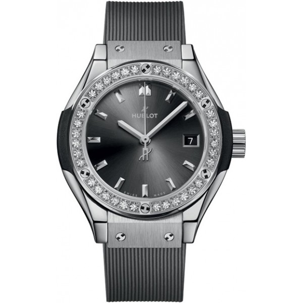 Hublot Classic Fusion Quartz 29mm Grey Ladies Watch