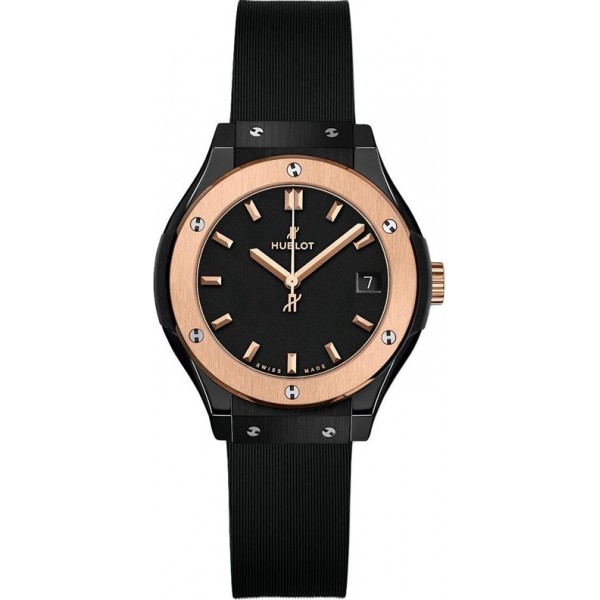 Hublot Classic Fusion Quartz 33mm Black Ladies Watch