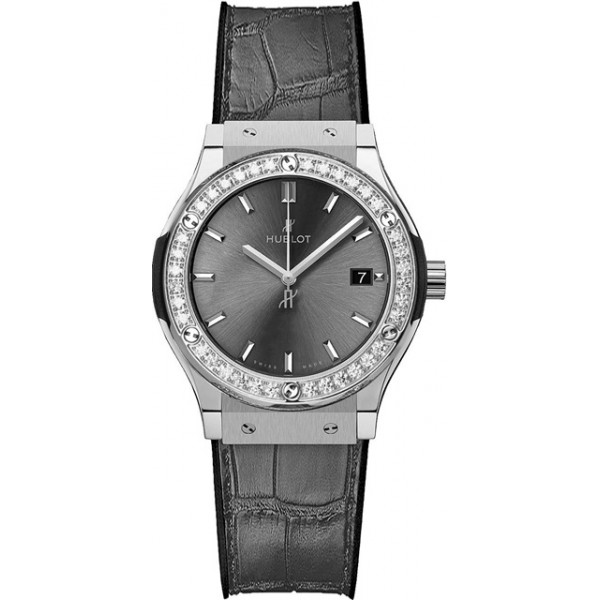 Hublot Classic Fusion Quartz 33mm Grey Ladies Watch