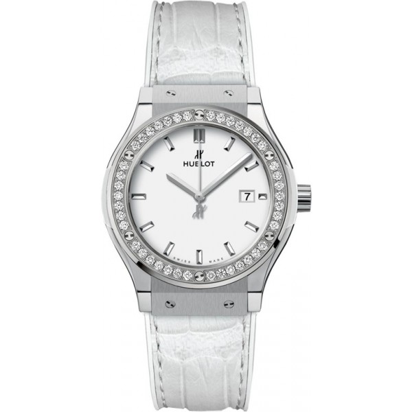 Hublot Classic Fusion Quartz 33mm White Ladies Watch