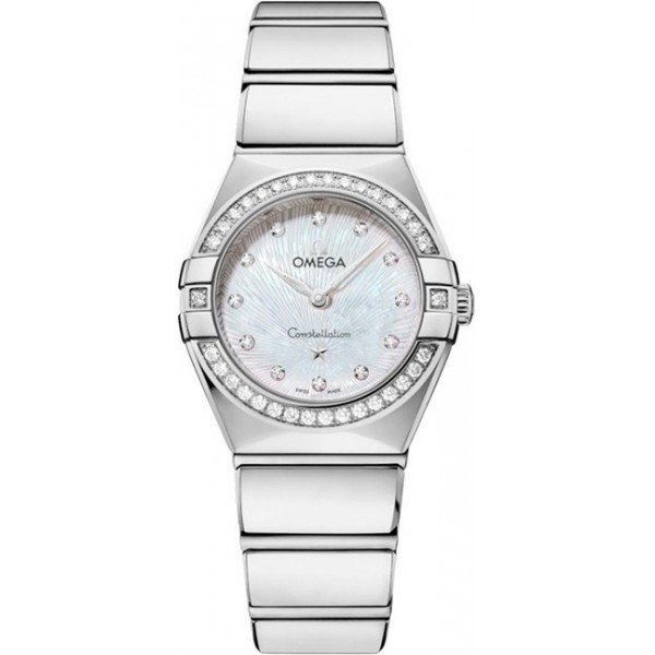 Omega Constellation Quartz 25mm Mother of Pearl Ladies Watch