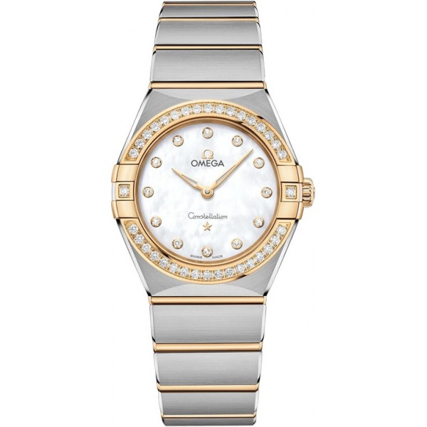 Omega Constellation Quartz 28mm Mother of Pearl Ladies Watch