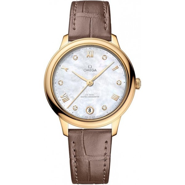 Omega De Ville Prestige Co‑Axial Master Chronometer 34mm Mother of Pearl Ladies Watch