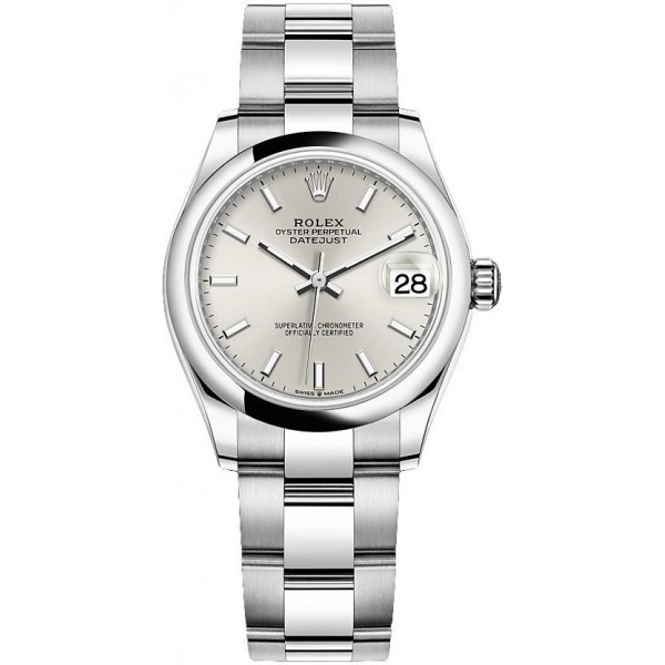 Rolex Datejust 31mm Stainless Steel Silver Index Oyster Ladies Watch