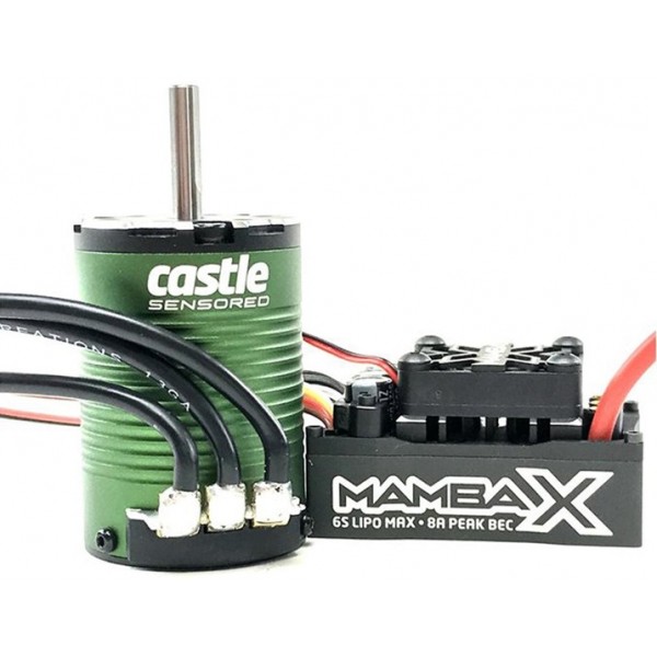 Castle Creations Mamba X SCT Pro Sensored ESC & 3800KV Motor Combo