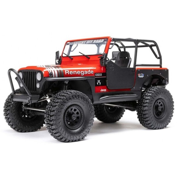 Axial SCX10 III Jeep CJ-7 1/10 4X4 Crawler RTR, Red