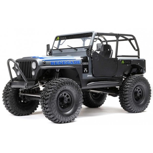 Axial SCX10 III Jeep CJ-7 1/10 4X4 Crawler RTR, Silver