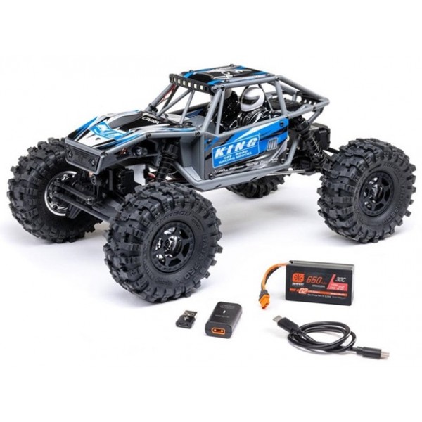 Axial UTB18 Capra 4WS 1/18 4X4 Trail Buggy RTR, Blue