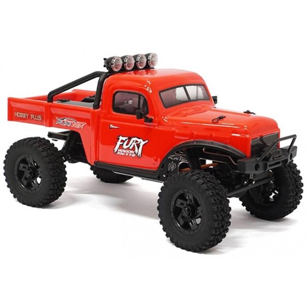 Furitek Fury Wagon 1/18 RTR Brushless Rock Crawler, Red