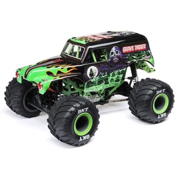 Losi Mini LMT 1/18 4WD Monster Truck RTR, Grave Digger